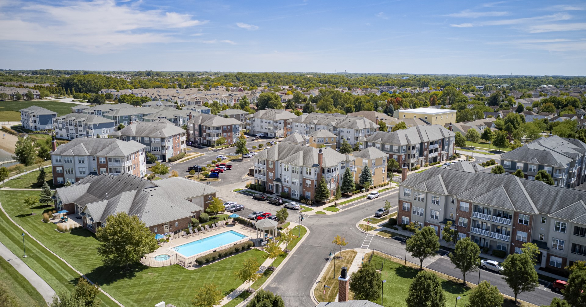 The District at Saxony Aerial